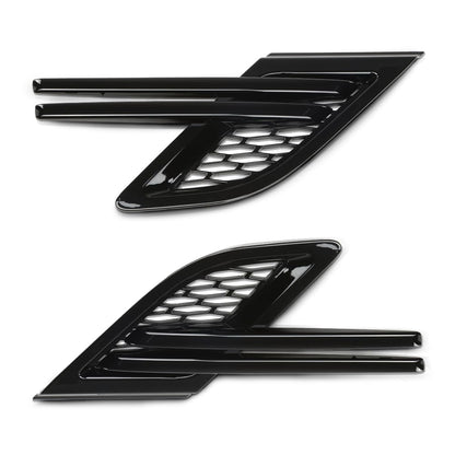 G-PLUS Fender Vent Grille Trim Louver Compatible with Land Rover Range Rover Sport 2014-2017 Without SVR Black