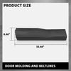 G-PLUS Rear Left Lower Door Molding and Beltlines, Compatible with Ford Edge SPOR/ST/ST-Line/Titanium 2015-2023, Driver Side, FT4Z5825557AB, FO1504112