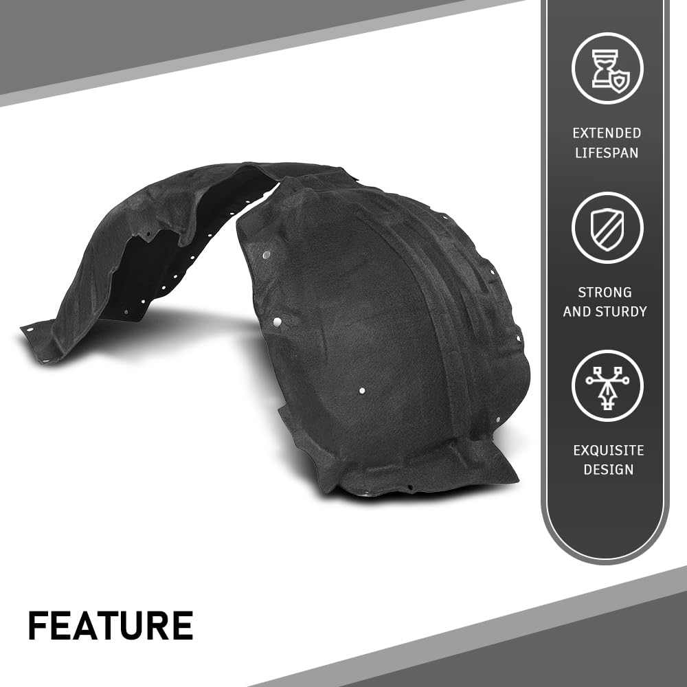 G-PLUS Front Right Fender Liner Inner, Compatible with Ford Escape SE Sport Hybrid 2020/ Ford Escape 2020-2021, Passenger Side, LJ6Z16103F, FO1249205