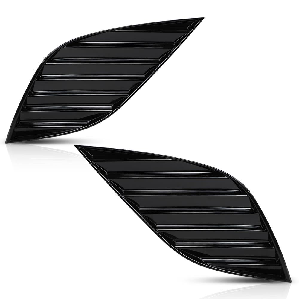 G-PLUS Front Bumper Fog Light Cover Bezel Driver and Passenger Side Compatible with Toyota Camry SE XSE 2018–2020 Fog Lamp Covers 8148106180 8148106170 TO1039211 TO1039210