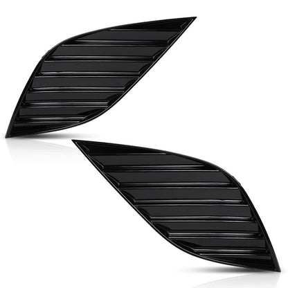 G-PLUS Front Bumper Fog Light Cover Bezel Driver and Passenger Side Compatible with Toyota Camry SE XSE 2018–2020 Fog Lamp Covers 8148106180 8148106170 TO1039211 TO1039210