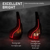 G-PLUS LED Tail Light Left Driver Side Compatible with Volvo XC60 2011-2017 VO2800104, 31323034 Tail Lamp Red