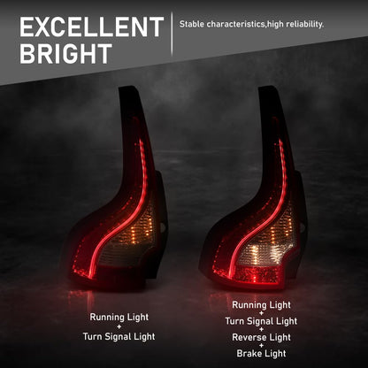 G-PLUS LED Tail Light Left Driver Side Compatible with Volvo XC60 2011-2017 VO2800104, 31323034 Tail Lamp Red