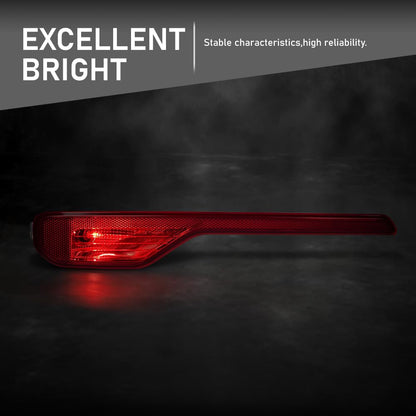 G-PLUS Left Rear Bumper Tail Light Shell Compatible with Volvo XC40 2018-2023 31656865 Red