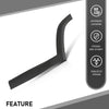 G-PLUS Door Molding and Beltlines Rear Driver Side Compatible with Jeep Compass 2017-2024 5UP27RXFAB