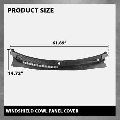 G-PLUS Windshield Wiper Cowl Panel Cover Replacement Compatible with Jeep Grand Cherokee 2006-2010 2Pcs 55156853, 55156852