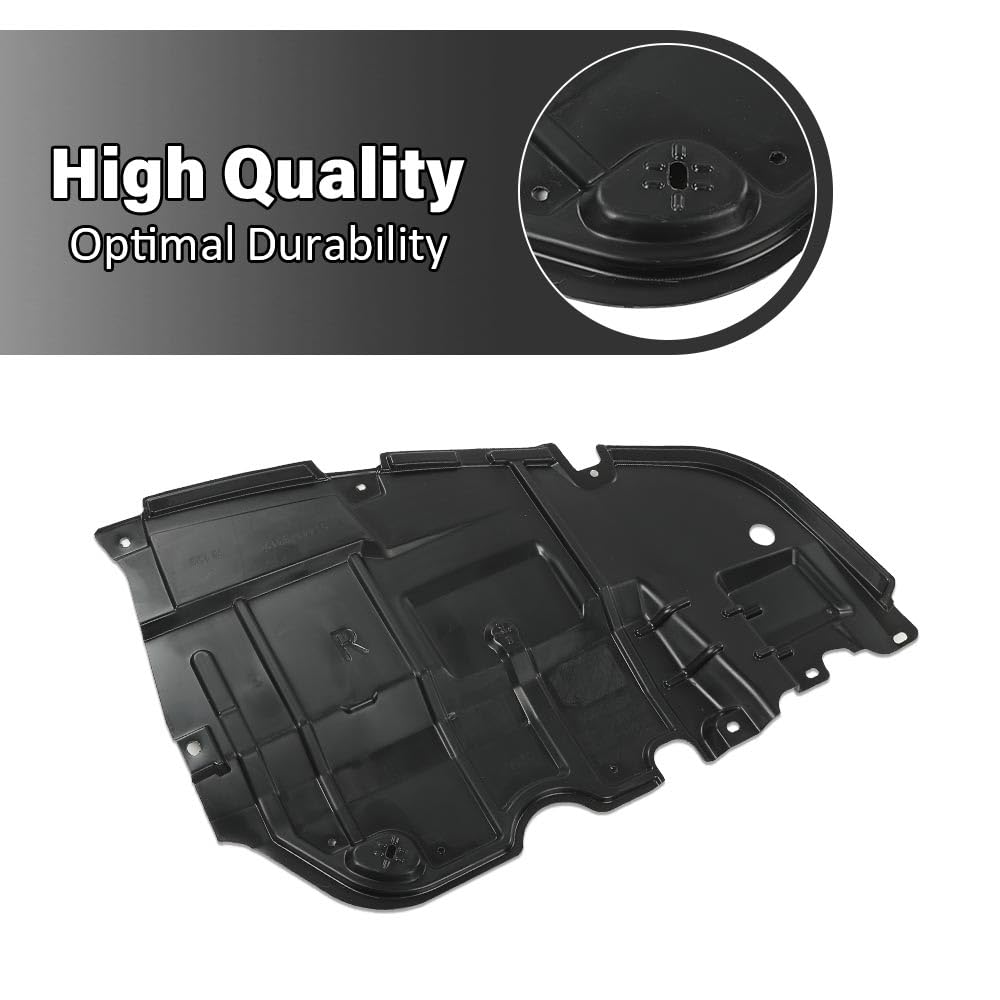 G-PLUS Engine Splash Shield Under Cover Left and Right Side Compatible with 2007-2012 ES350 Base 6 Cyl 3.5L 5144133120 5144233120 LX1228105 LX1228106
