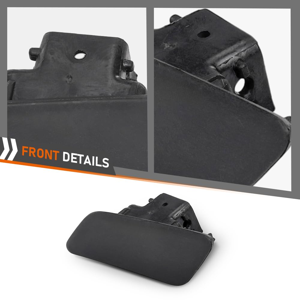 G-PLUS Front Bumper Washer Hook Cap Left Side Compatible with Porsche Pana-mera 2014-2016 Driver Side Black