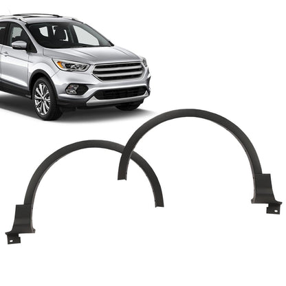 G-PLUS Front Left & Front Right Fender Flares Compatible with Ford Escape 2013-2017 Wheel Cover Protector, Wheel Well Arch Opening Molding Flares CJ5Z-16268-AB