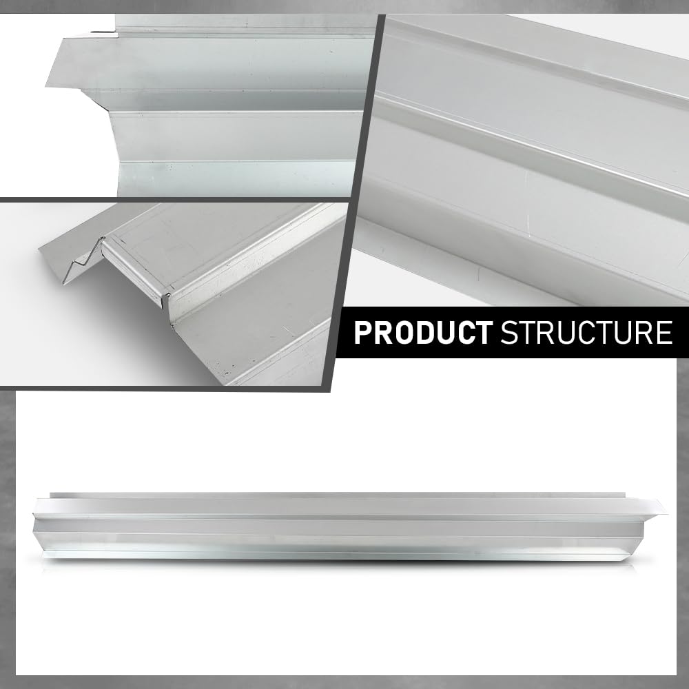G-PLUS Outer Rocker Panels Left and Right Steel Silver Compatible with Dodge Caliber 4 Door 2007-2012