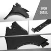 G-PLUS Fender Front Driver Side Compatible with Buick Encore (submodel: Base, Convenience, Leather, Premium) 2013-2016 without Turn Signal Light Hole 95031571, GM1240382 Black