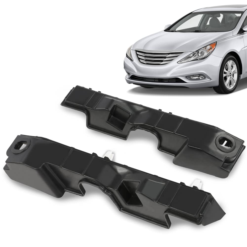 G-PLUS Front Bumper Bracket Left Driver Right Passenger Side Compatible with 2011-2013 Sonata GL Fit 2011-2015 Sonata Hybrid 865143S000 HY1043108 865133S000 HY1042108