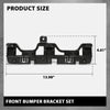 G-PLUS Front LH RH Bumper Bracket Set Compatible with LX NX300 NX300h 2018-2021,Fit For Models With F Sport Package 5253378020, 5253478020