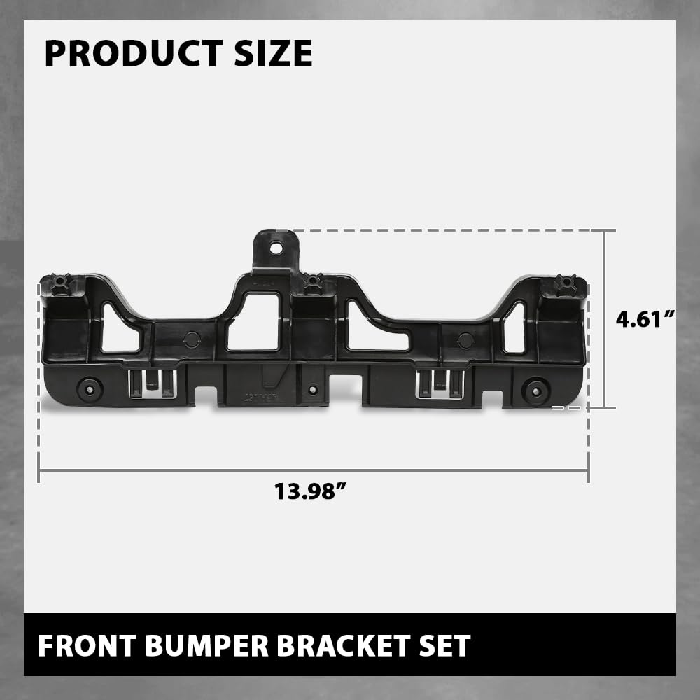 G-PLUS Front LH RH Bumper Bracket Set Compatible with LX NX300 NX300h 2018-2021,Fit For Models With F Sport Package 5253378020, 5253478020