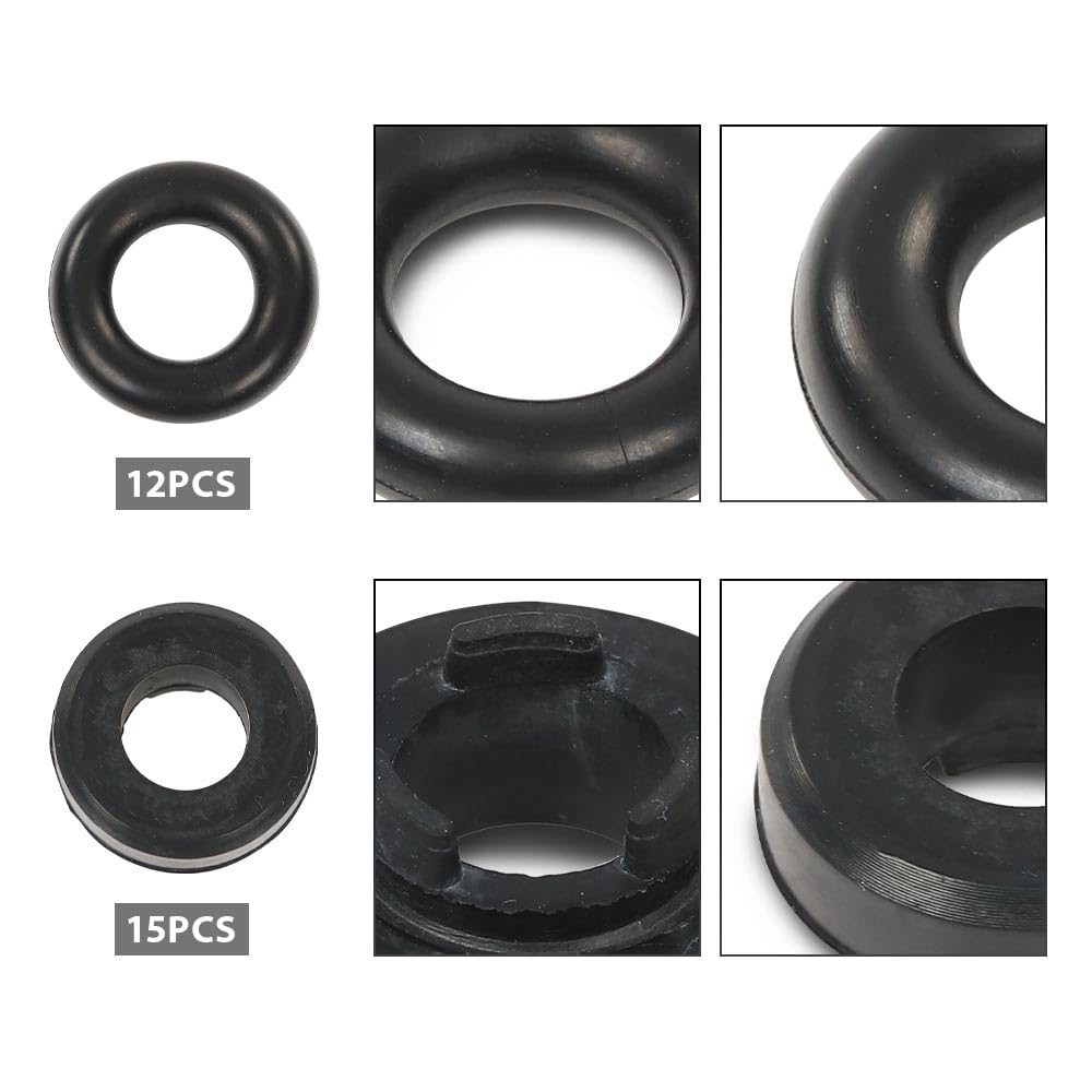 G-PLUS Head Gasket Set Bolts Compatible with Jeep Cherokee 1999-2001 /Fit Jeep Grand Cherokee 1999-2003 /Fit Jeep TJ Wrangler 1999-2003 4.0L 242CID L6 OHV HS9076PT-4, ES71102