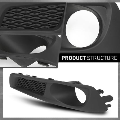 G-PLUS Front Bumper Fog Light Cover Trim Left & Right Side Compatible with Subaru Legacy 2010-2012 57731AJ19A