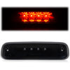 G-PLUS LED Third 3rd Brake Cargo Light Assembly Compatible with Jeep Cherokee 1997 1998 1999 2000 2001 Rear Roof Center High Mount Stop Tail Light Replacement (Black Housing Smoke Lens)