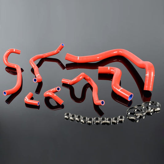 G-PLUS Silicone Heater Radiator Hose Pipe Clamps Compatible with 1997-2001 Honda Accord SIR/-T CF4/CL1, Red