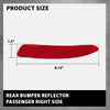 G-PLUS Rear Right Bumper Reflector, Compatible with BMW X5 E70 All Models 2007-2010, Fit BMW X5 E70 LCI/facelifted 2010-2013 (Only for M Sport Package), Passenger Side, 63217158950, 63147158950