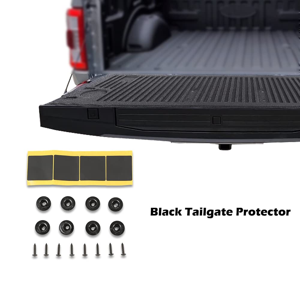 G-PLUS Black Tailgate Protector Compatible with F150 2015-2020 Trucks Heavy Duty Truck Black Plastic Tailgate Mat Tailgate Protection Cover Truck Tailgate Mat