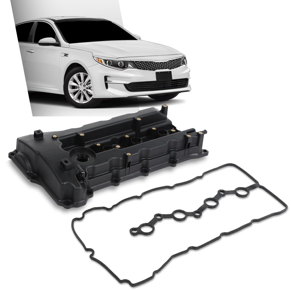 G-PLUS Engine Valve Cover w/Gasket 224102G100 Compatible with Hyundai Sonata 2011-2015/ Fit Hyundai Tucson 2010-2013/ Fit Kia Optima 2011-2016/ Fit Kia Forte 2010-2013
