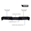 G-PLUS Rear Step Bumper Assembly Compatible With 2009-2014 Ford F150 Truck 9L3Z17B807A 9L3Z17906A FO1103160 Black Steel Back Step Bumper w/o Sensor Hole