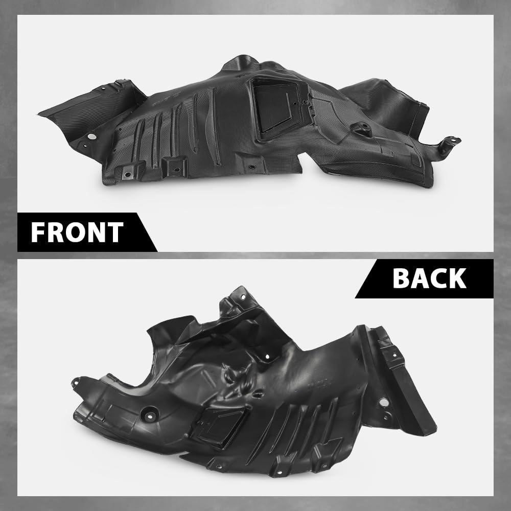 G-PLUS Fender Liner Front Left Side Compatible with Benz E350 E550 Base 4Matic 2-Door Coupe Convertible 2010-2013 2076901830