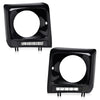 G-PLUS Black Headlight Bezel w/LED DRL Light Strip & Wire harness Compatible with 1990-2018 Mercedes Benz G-class W463 G63 G65 G500 G550 G55 AMG