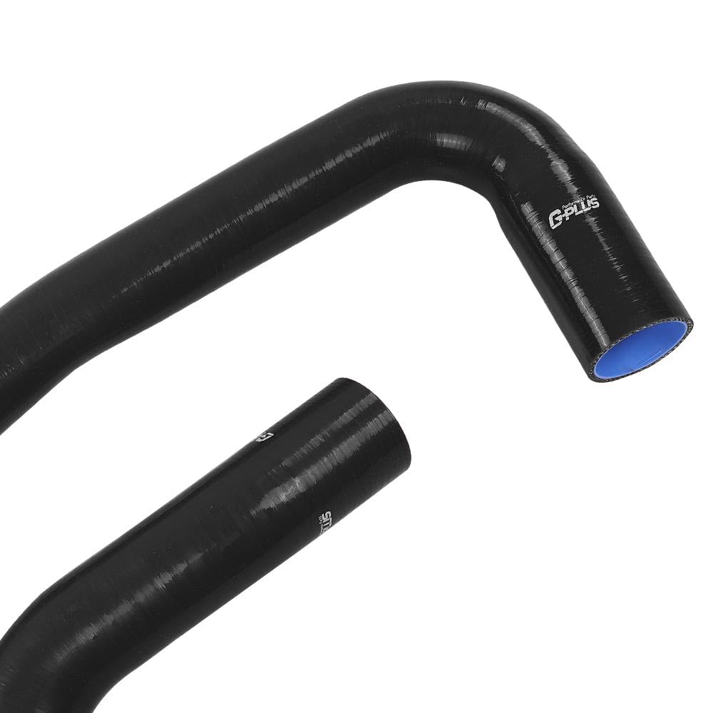 G-PLUS Black Radiator Silicone Hoses Compatible with Dodge Ram 2500 3500 Cummins 5.9L/6.7L Diesel 2003-2010