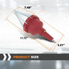 G-PLUS Pneumatic CV Joint Boot Spreader Expander Universal Installation Tool Fit Audi BMW VW GM Benz Volvo CV Boot Installer Air Operated Red