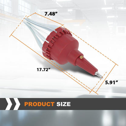 G-PLUS Pneumatic CV Joint Boot Spreader Expander Universal Installation Tool Fit Audi BMW VW GM Benz Volvo CV Boot Installer Air Operated Red