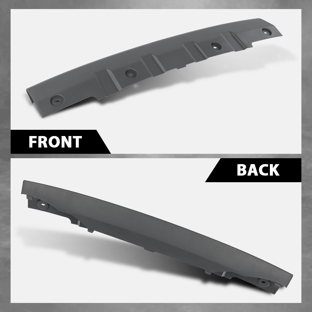 G-PLUS Front Bumper Tow Hook Skid Plate Compatible with LR4 Discovery 4 2014-2016 Gray