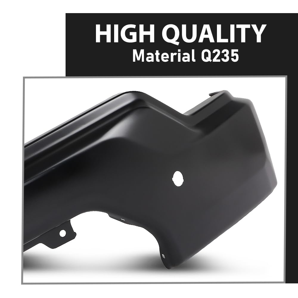 G-PLUS Front Bumper Face Bar Compatible with GMC Sierra 1500 2019-2021,Fit for Models with Park Assist Only, NOT Fit for Base Models Black
