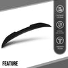 G-PLUS Rear Trunk Spoiler Wing Compatible with BMW E90 3 Series All Sedan Models 2006-2011, Fit BMW M3 Sedan Models 2008-2011, Not Fit 2-Door Convertible/2-Door Cou Gloss Black