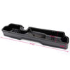 G-PLUS Under Seat Storage Box Compatible with Ford F150 Crew Cab/Extended Cab 2004-2008 Seat Storage Organizer Black 2005 2006 2007