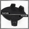 G-PLUS Front Bumper Tow Hook Cover Cap Compatible with Tesla Model 3 2017-2023 146070100B, 108417300E