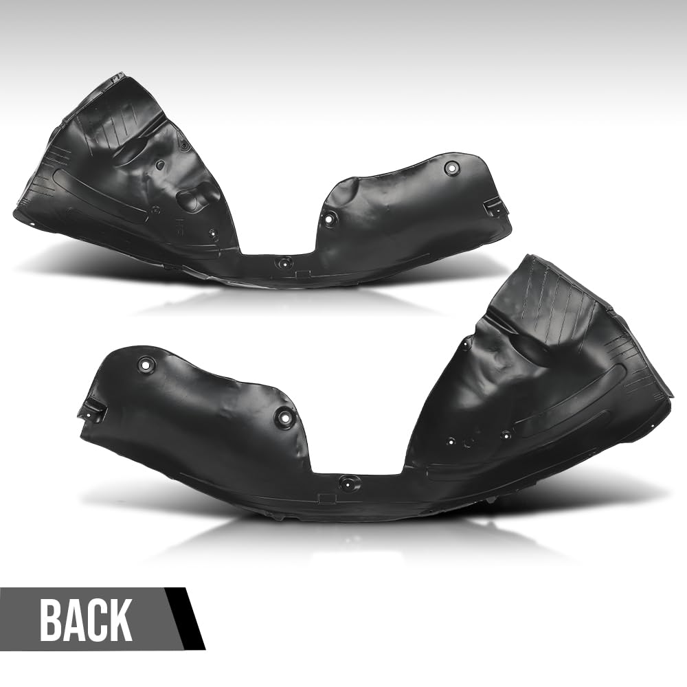 G-PLUS Front Fender Liner Set Left Right Side Compatible with Honda HR-V 1.8L 2019-2022 74100T7WA20, 74150T7WA20 Black