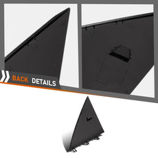 G-PLUS Fender Mirror Triangle Trim Cover for Tesla Model Y 2020-2024 Glossy Black Product Features