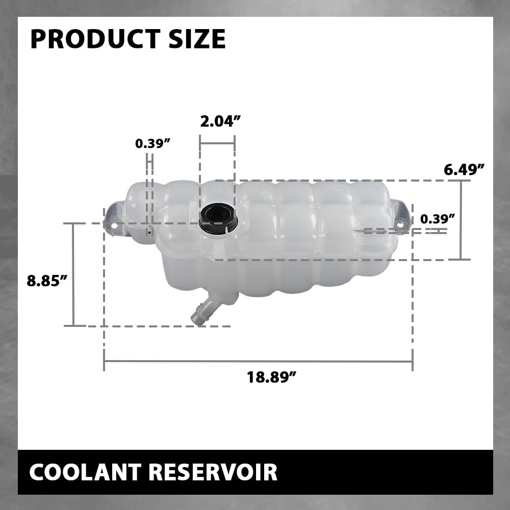 G-PLUS Coolant Reservoir Radiator Expansion Tank Compatible with Ford Expedition 2018-2024,Fit Ford F150 2015-2024,Fit Lincoln Navigator 2018-2024 FL3Z8A080A