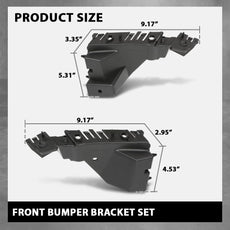 G-PLUS Bumper Bracket 2PCS for Audi Q5 SQ5 2009-2017 Close-up View