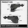 G-PLUS Pair Front Bumper Brackets, Compatible with Audi Q5 2009-2016/ SQ5 2014-2017, Left Driver & Right Passenger Side 2PCS, 8R0807284C, 8R0807283C