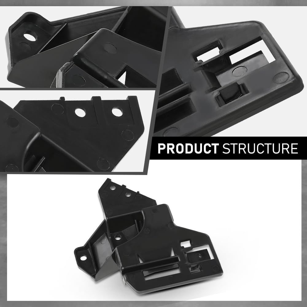 G-PLUS Front Bumper Mount Bracket Compatible with Range Rover 2003-2009 Black