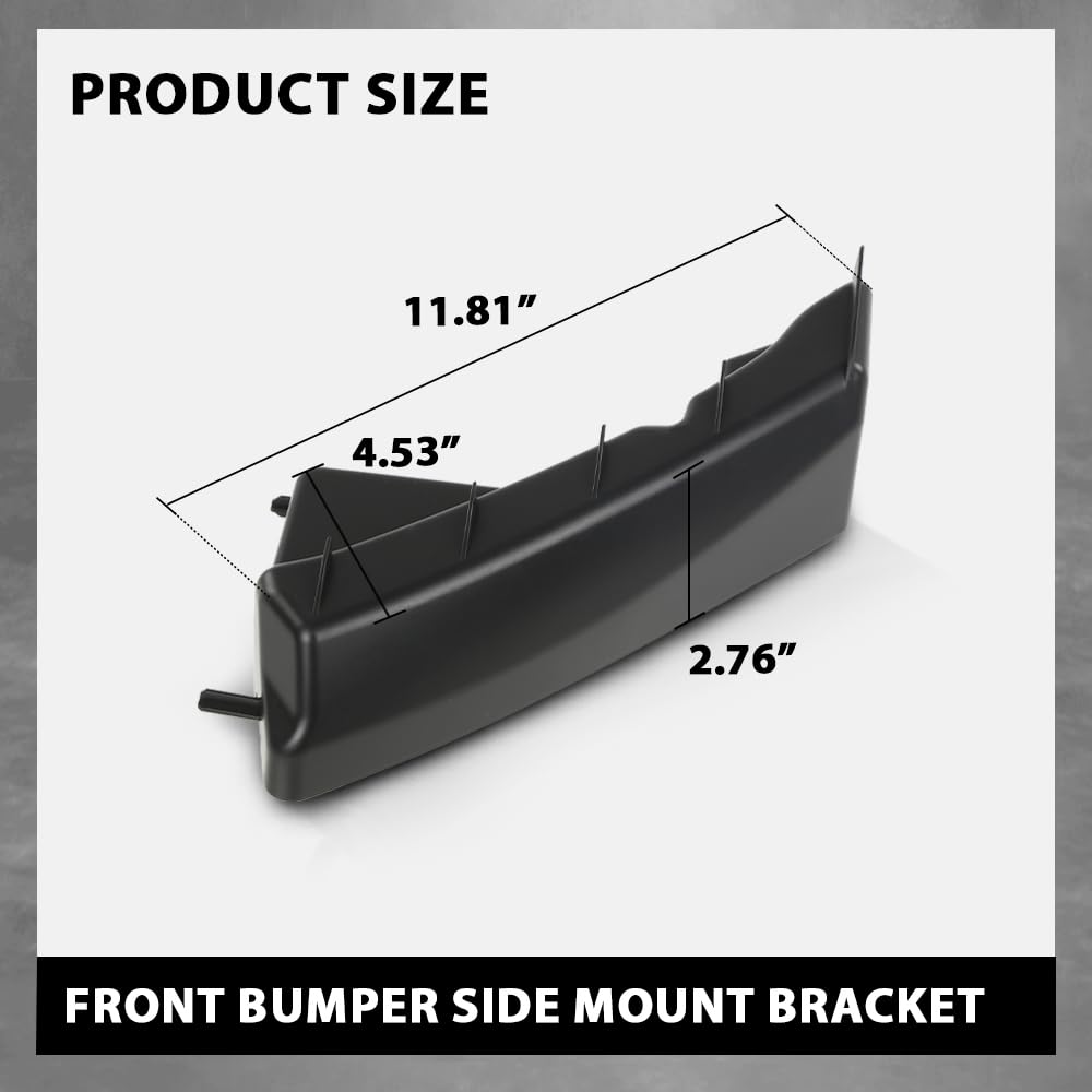 G-PLUS Front Bumper Side Mount Bracket Compatible with Range Rover Evoque 2012-2018 2Pcs