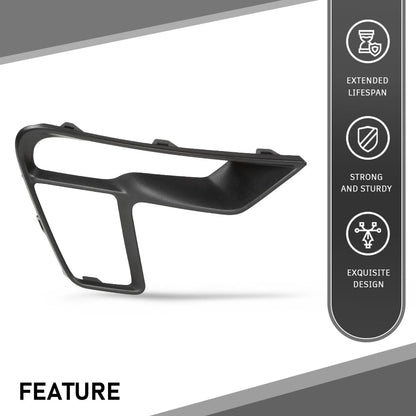 G-PLUS Front Right Fog Light Cover Lamp Bezel, Compatible with Ford Explorer (submodel: Base, Limited, Platinum, Sport, XLT) 2018 2019, Passenger Side, JB5Z17B968BA, FO1039181