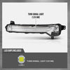 G-PLUS LED Left Driver Fog Signal Lamp Signal Light Compatible with Lincoln Corsair 2020 2021 2022 2023 2024 FO2530174, LJ7Z13K371B Black