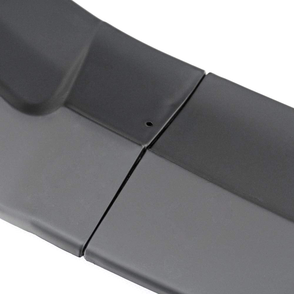 Matt Black Front Bumper Lip Trim Protection Splitter Spoiler Body Kit Compatible for Honda Civic 2016-2018 Lower Bumper