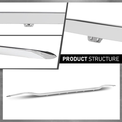 G-PLUS Bumper Face Bar Trim Molding Rear Compatible with Benz E300 2017-2019 For Models Without Luxury Package, Fit Benz E350 2021-2022 2138856601, MB1144121
