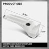 G-PLUS Radiator Coolant Overflow Bottle Tank Reservoir Compatible with Volvo VHD/VNL/VNM 2008-2017 603-5505, HVA02866, 20881604, 20968795, 21000194, 21038101, 21067134, 21074555 White