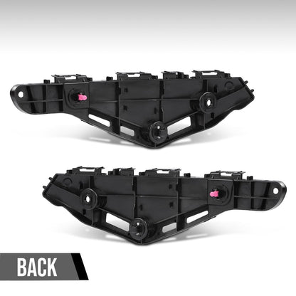 G-PLUS Bumper Cover Retainer Driver & Passenger Side Left & Right Bracket Compatible with LX 2016 2017 2018 2019 2020 2021 2022 525350E070, 525360E060, LX1033117, LX1032117 Black