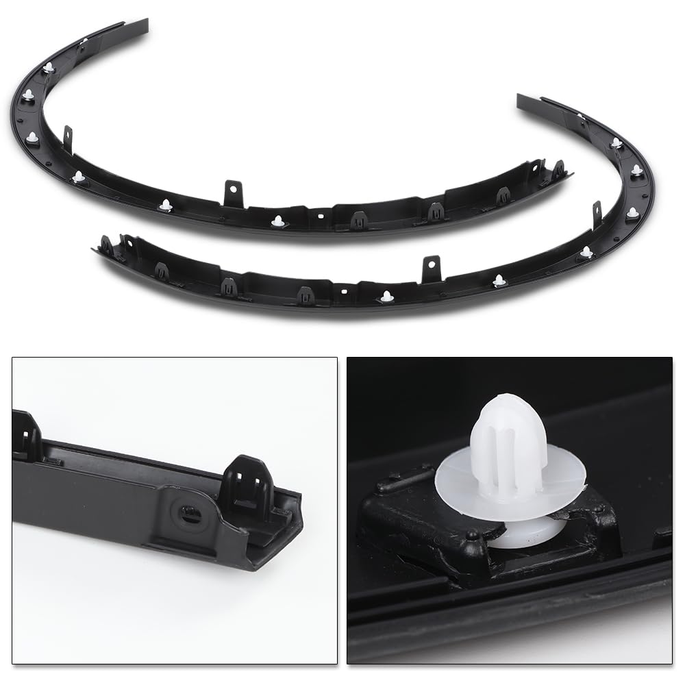 G-PLUS Fender Trim Set Front Wheel Opening Molding Compatible with Toyota CHR 2018-2022 Front Driver and Passenger Side 75601F4010 75602F4010 TO1291115 TO1290115